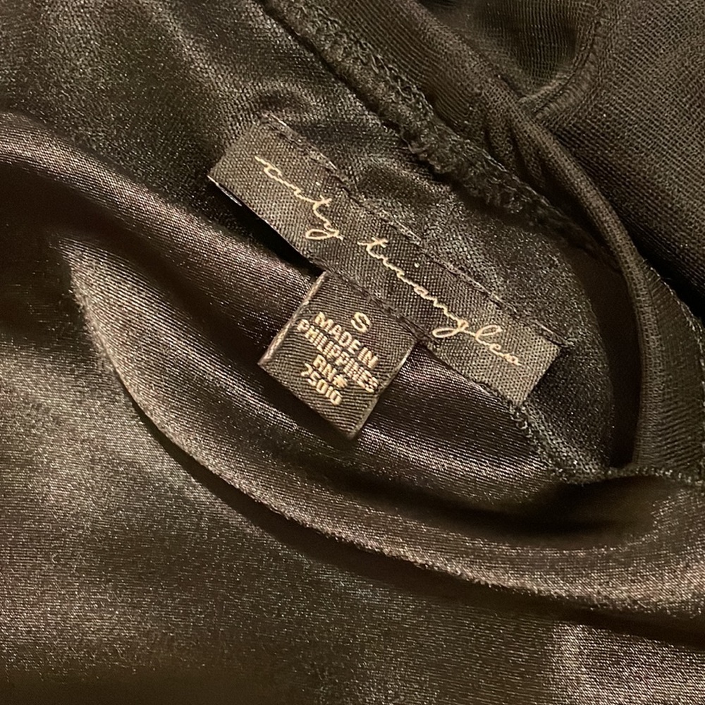 Y2K Vintage Cocktail Dress; Small; black/grey/white - Picture 9 of 9